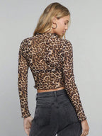 חולצה מנומרת רשת דגם Zara