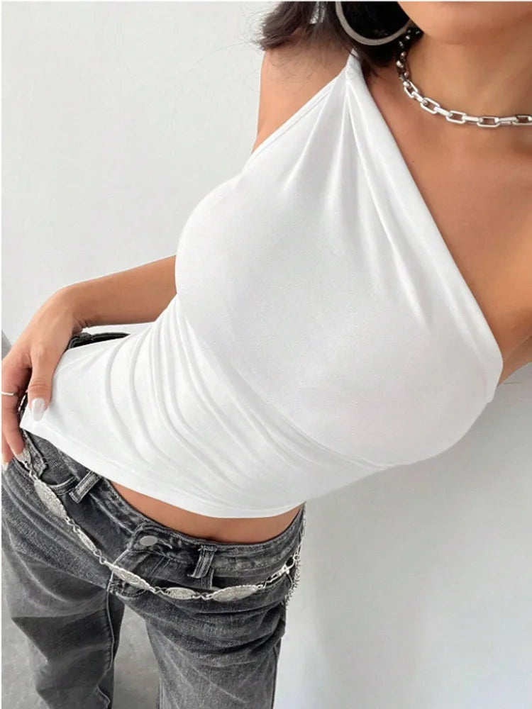טופ כתף אחת דגם Hazel